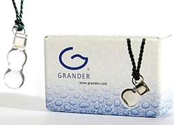 The Pendant is filled with pure, precious Grander Information Water.